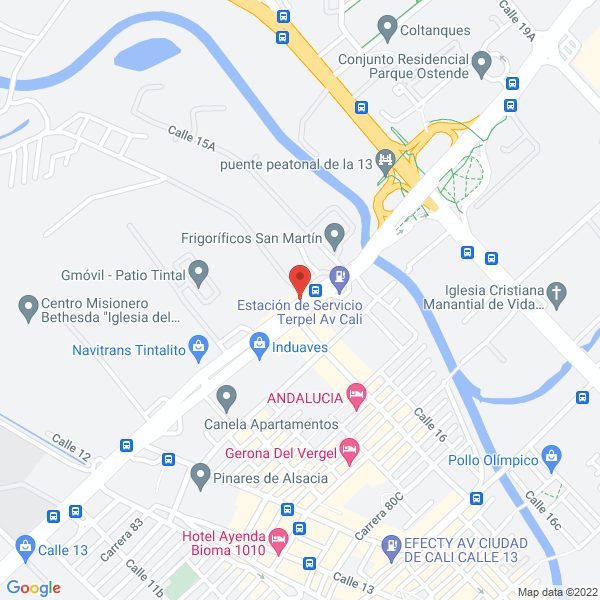 Map of Frigoríficos Ble Ltda.