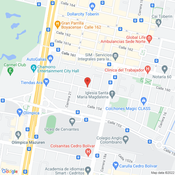 Map of Spazios Ingeniería Y Arquitectura S.A.S.