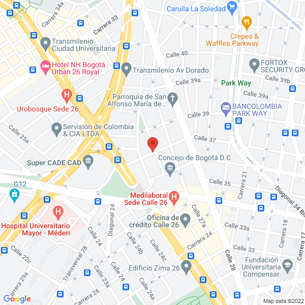 Map of Travieso Tours Viajes Y Turismo Ltda. Travitur