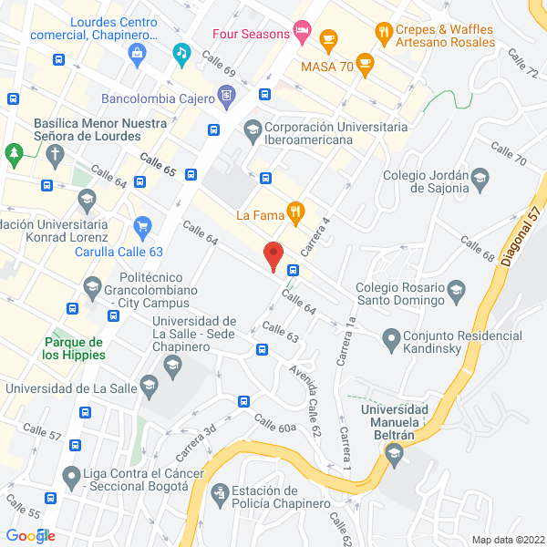 Map of Entre El Quintero S.A.S.