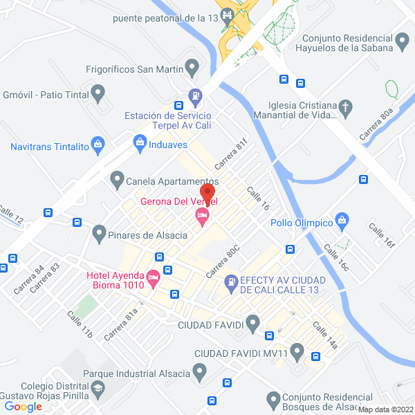 Map of D Provincia Ltda.