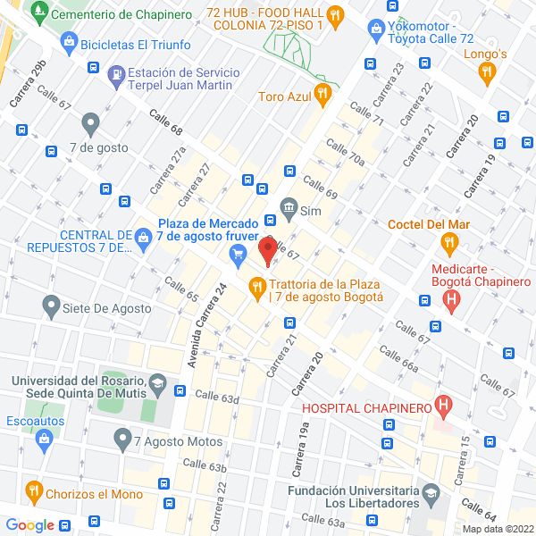 Map of Depósito El Bogotano S.A.S.