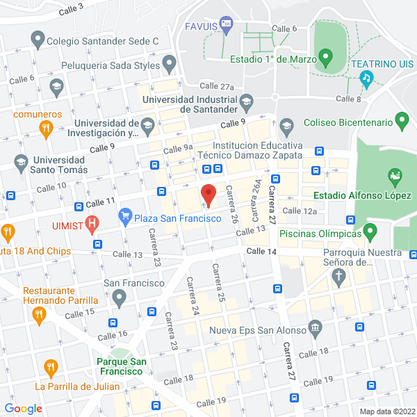 Map of Inmobiliaria Gethsemani S.A.S.