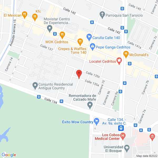 Map of Ces Consultores Economistas S.A.S