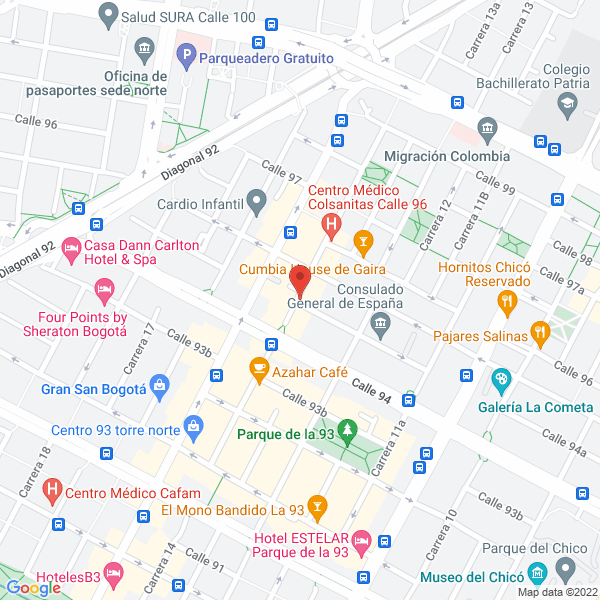 Map of Msh Consultant S.A.S.