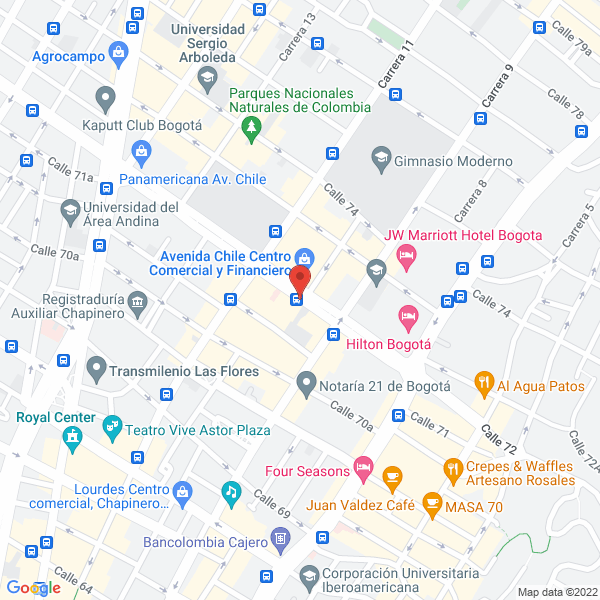 Map of Castañeda & Velasco Asociados S.A.S.