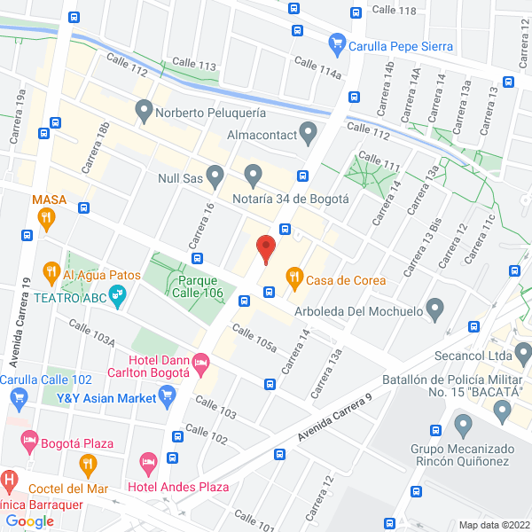 Map of Velez Tours S.A.S.