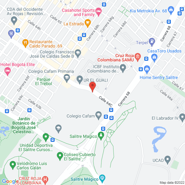 Map of Viajes Medio Oriente Ltda.