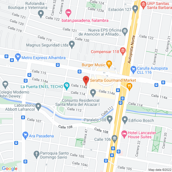 Map of Organización Empresarial Wm De Colombia S.A.S.