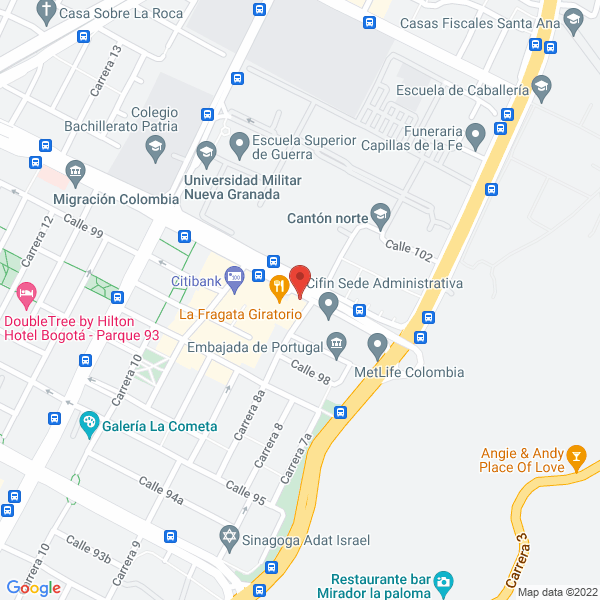 Map of Rodrigo Restrepo Pérez Y Cía. S. En C.
