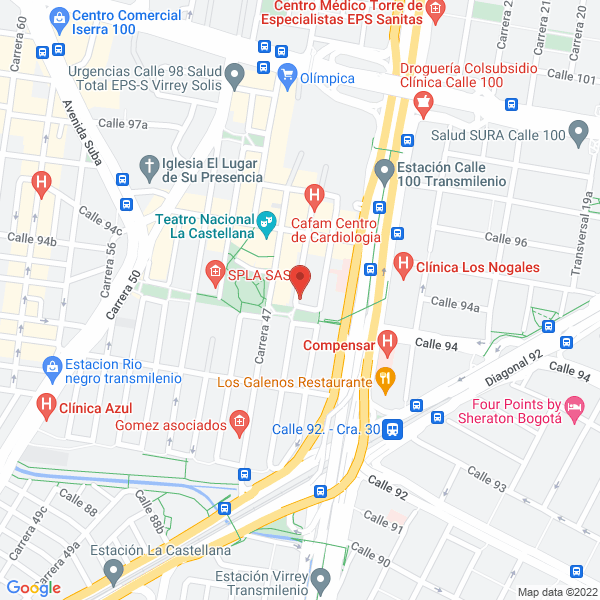 Map of Administración De Redes Y Proyectos S.A.S.