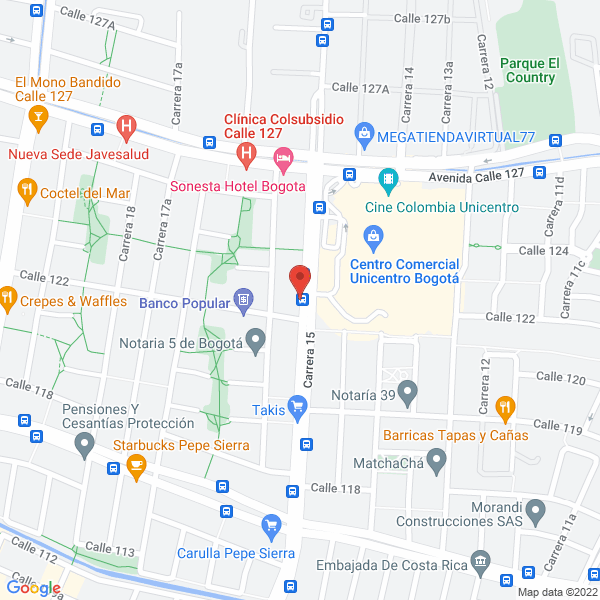 Map of M&C Arquitectos E Ingenieros S.A.S.