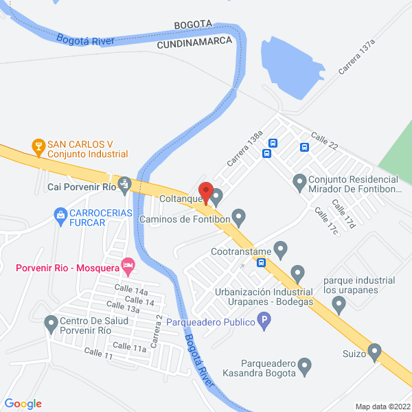 Map of Hecatec Ltda.