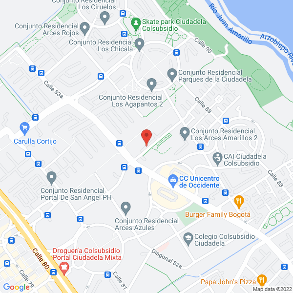 Map of Invergroup Oc S.A.S.
