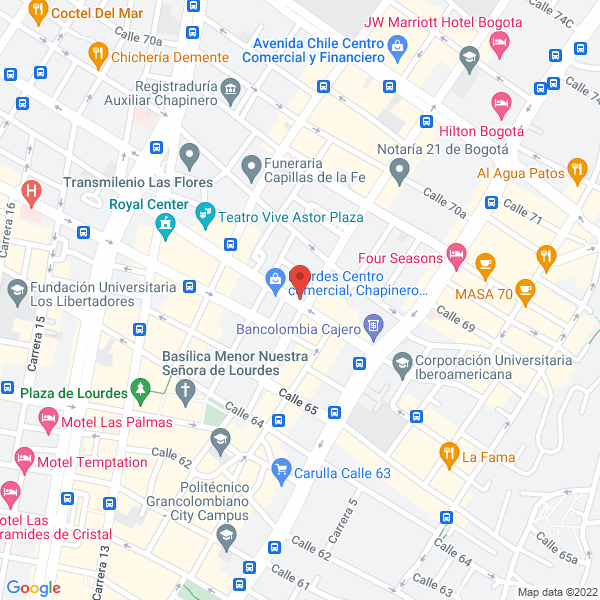 Map of Aiva Inmobiliaria S.A.S.