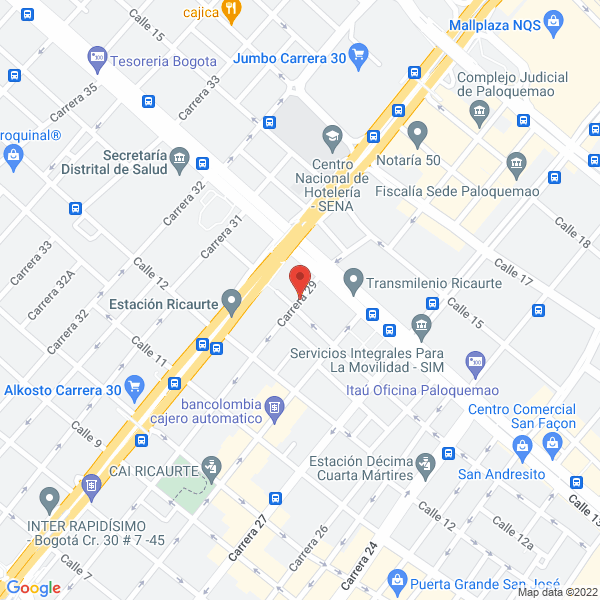 Map of Imremeh S.A.S.