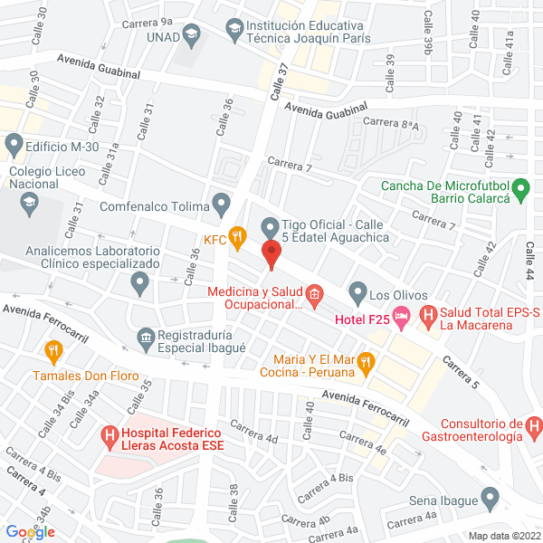 Map of Inmobiliaria Inversiones El Dorado Ltda