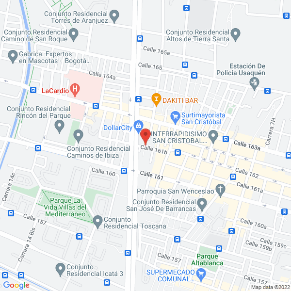 Map of Muebles Caoba S.A.S.