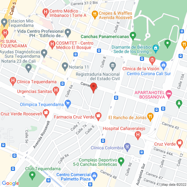 Map of Inversiones D Y D Maquinaria S.A.S