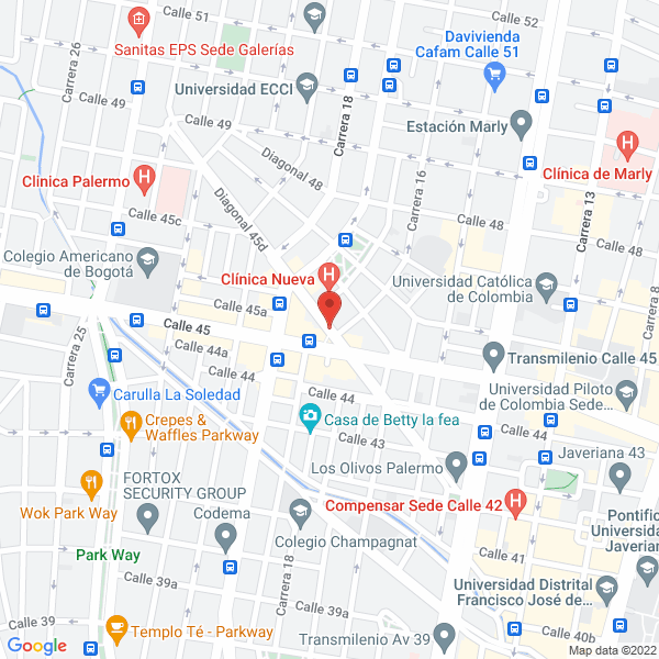 Map of Integral Health Colombia S.A.S.