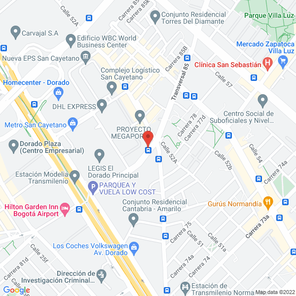 Map of Aromatheka S.A.S.