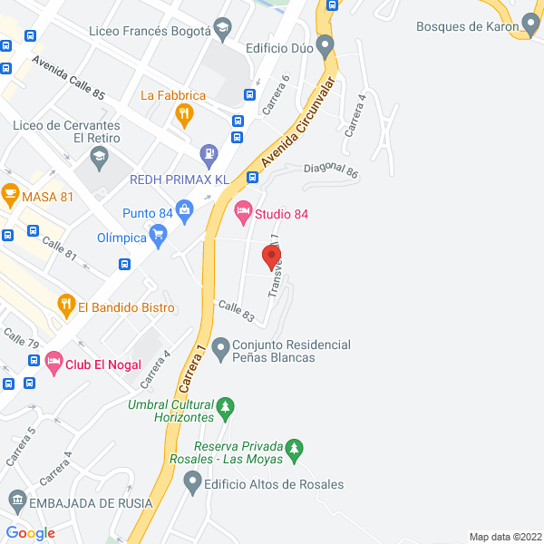 Map of Comercializadora Rimar S.A.S