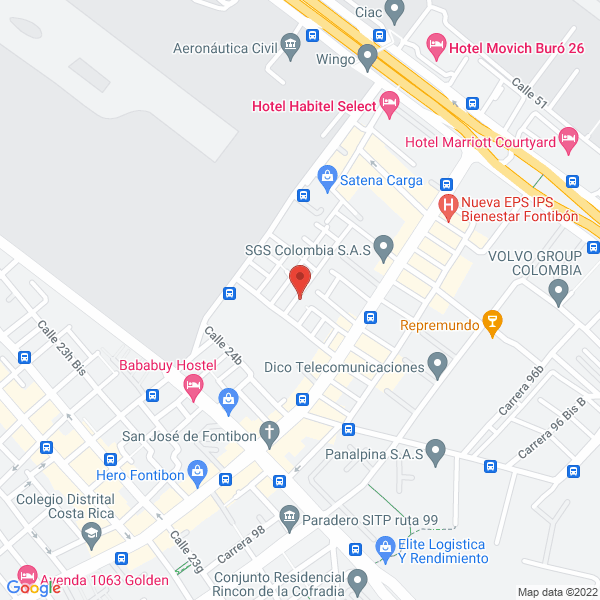 Map of Saep Ltda