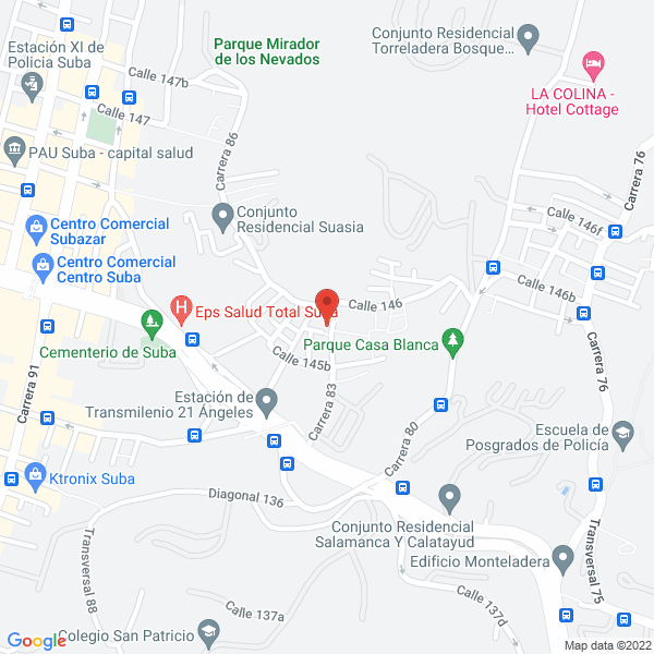 Map of Suplidiagnosticos Ltda.