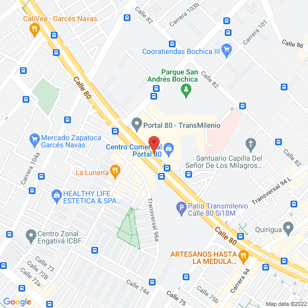Map of Payless Shoesource De Colombia