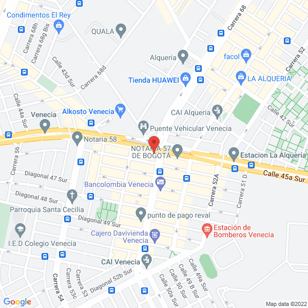 Map of Inversiones Tayrona Gaming S.A.S.