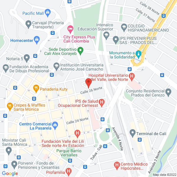 Map of Juan Gomez E Hijos S.A.S
