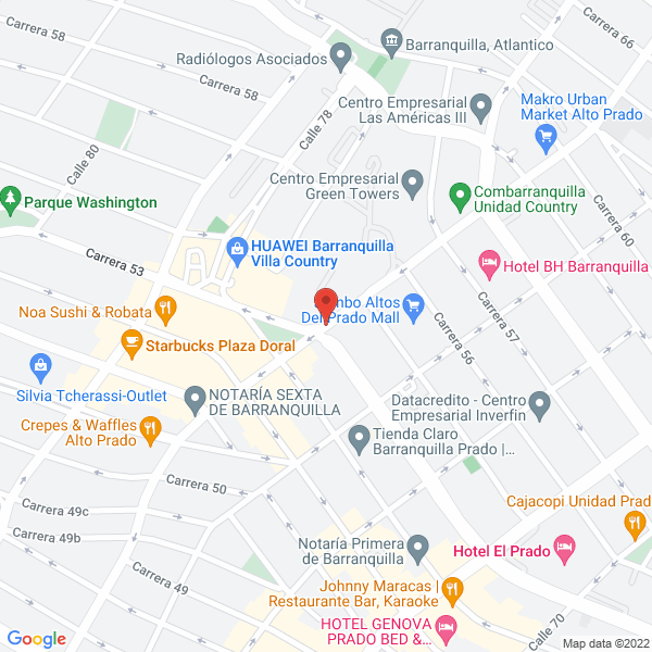 Map of Desarrollo Electrico Andino S.A.