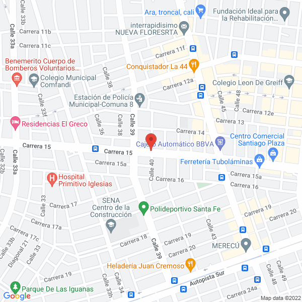 Map of Importadora De Tecnologia Global S.A.S.