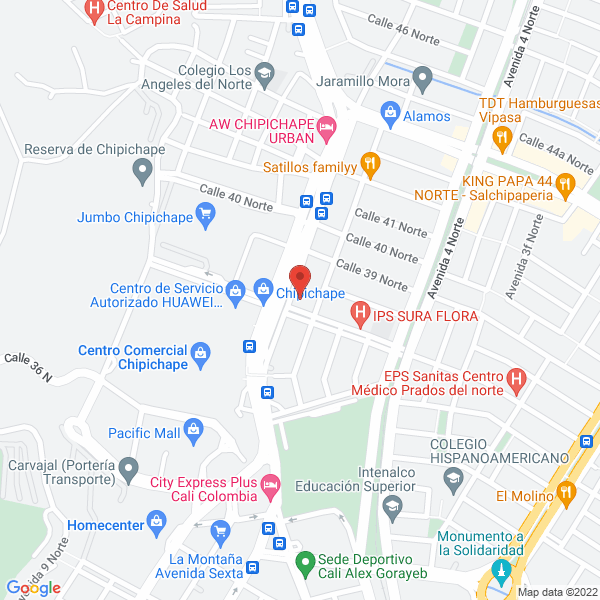 Map of Seytu Cosmetica De Colombia S.A.S.