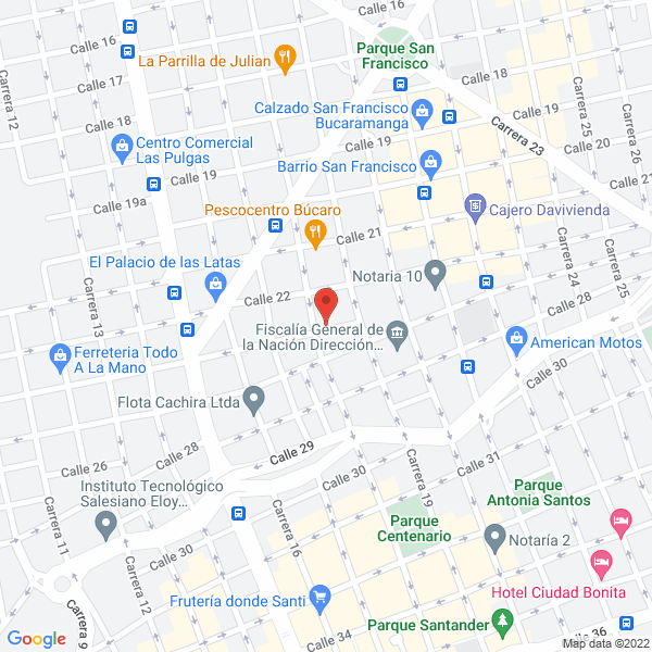 Map of Comuneros 2050 S.A.S