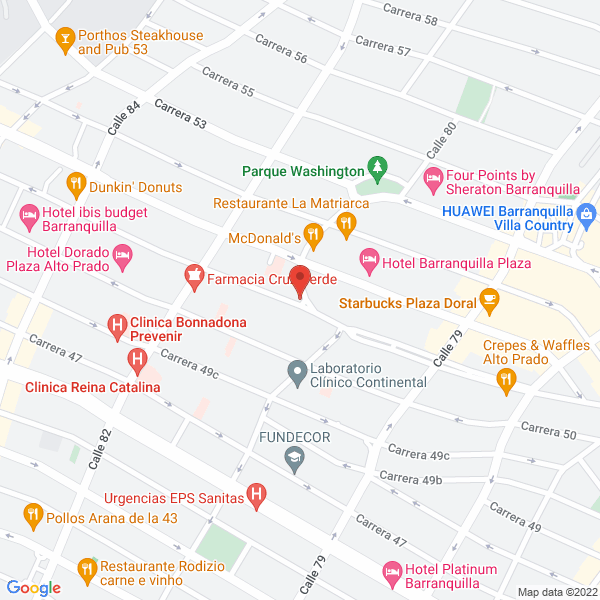 Map of Aluminios Y Perfiles Bluemax S.A.S.