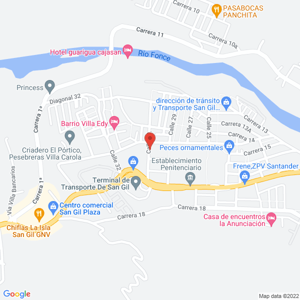 Map of Carrocerías Ramírez