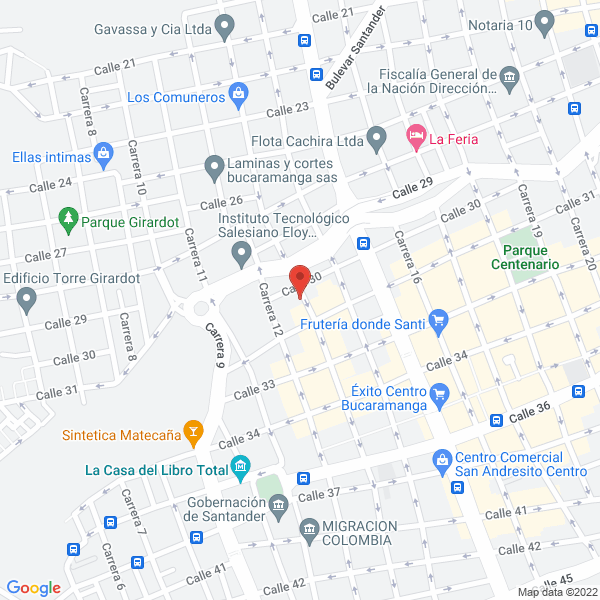 Map of Mundo Insumos La 13