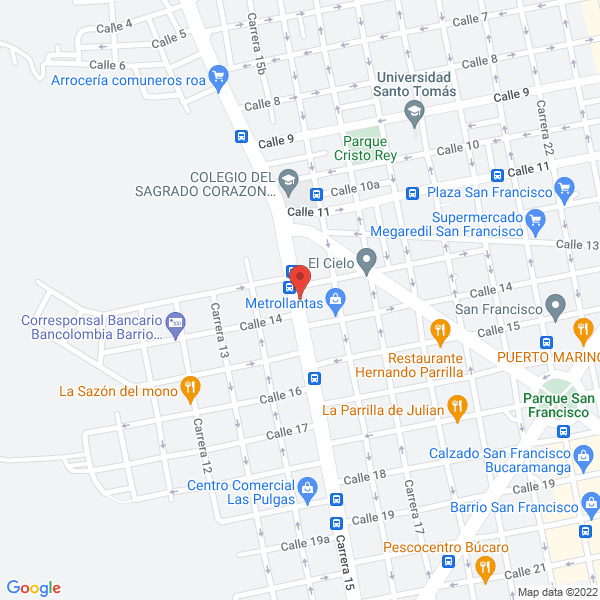 Map of Servicio Reyclutchs