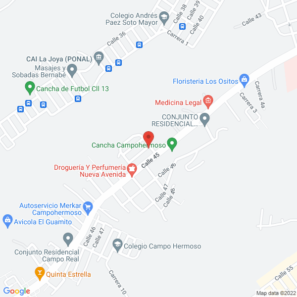 Map of Diaz Blanco Graciela