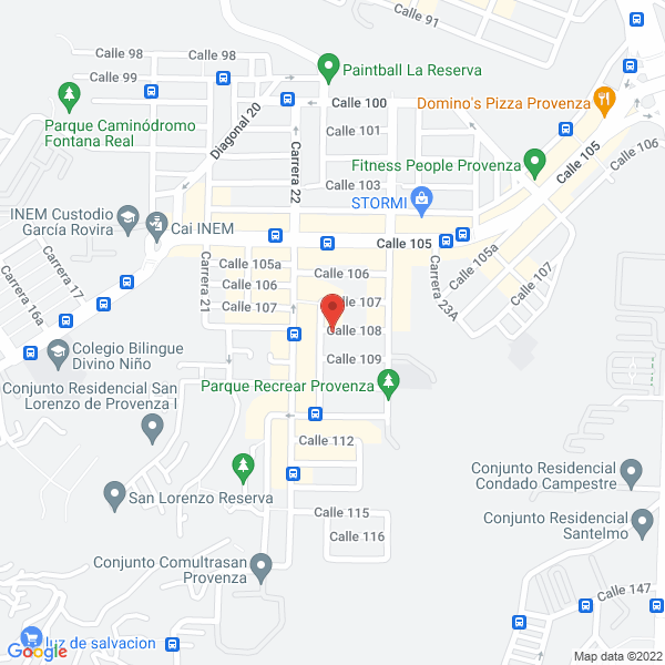 Map of Diaz Giraldo Cesar Augusto