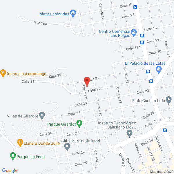 Map of Hs Contratistas