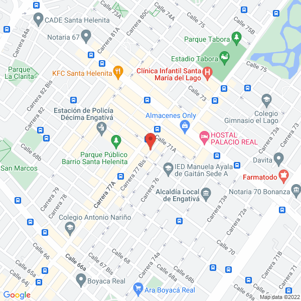 Map of Ofiline Express S.A.S.