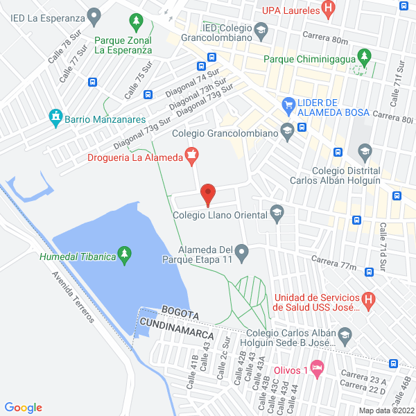 Map of Comercializadora J&M Hermanos S.A.S.