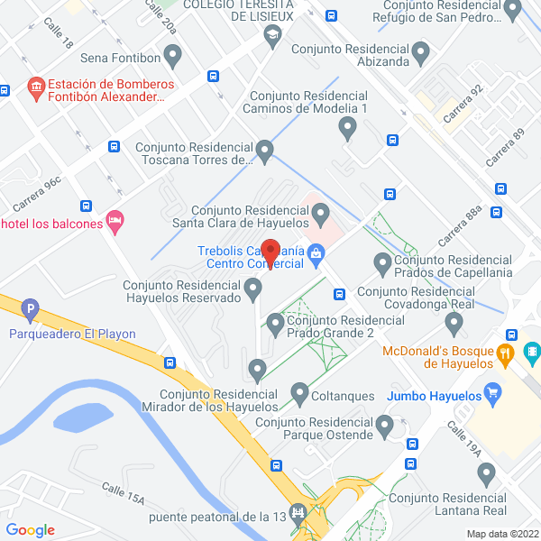 Map of Organización Y Producción De Eventos Samka S.A.S.