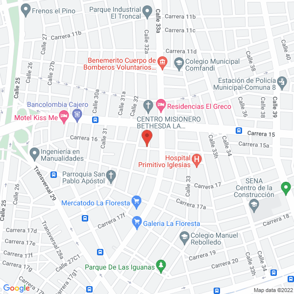 Map of Artik Refrigeración Industrial S.A.S.