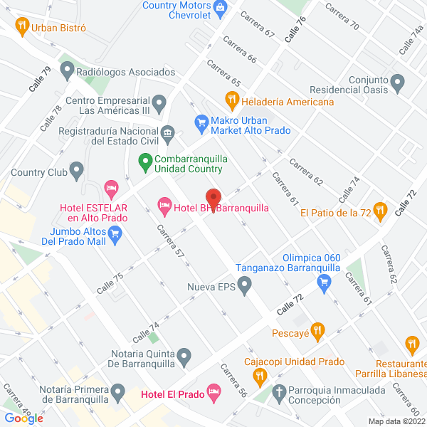 Map of Transmicosta Ltda