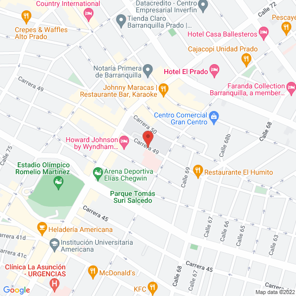 Map of Urueta Buelvas Alberto
