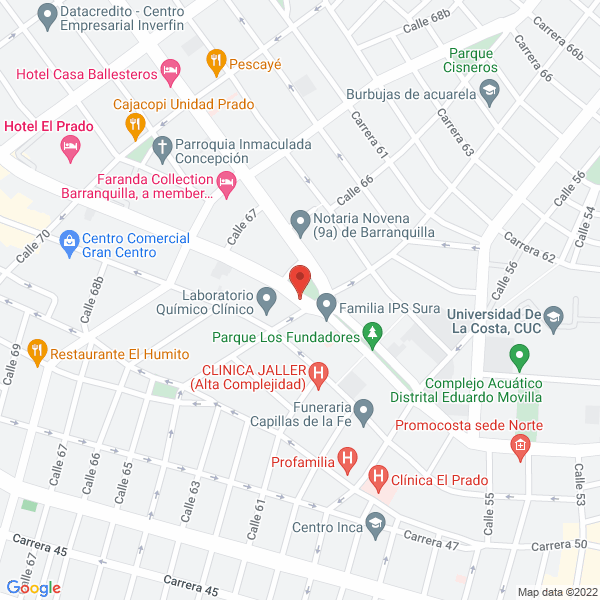 Map of Viaservin Ltda.