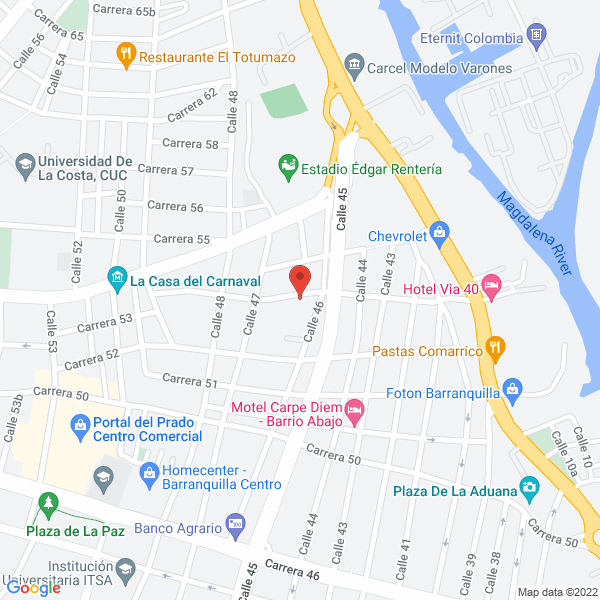 Map of Wb Ingeniería De Proyectos S.A.S.